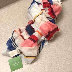 NWT Kate Spade colorful scarf